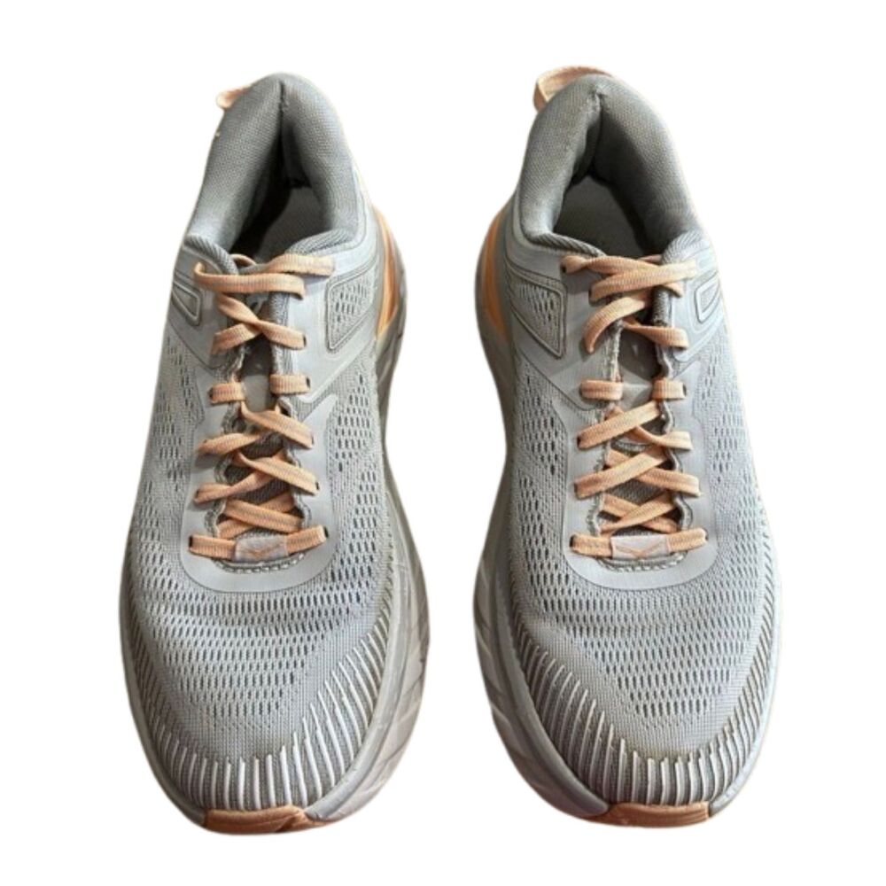 HOKA Bondi 7 Women’s Size 8.5 Harbor Mist Sharkskin (HMSH) Running Shoes